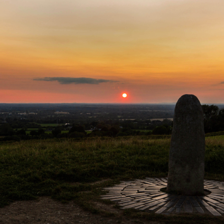 Hill of Tara Sunset fire ball