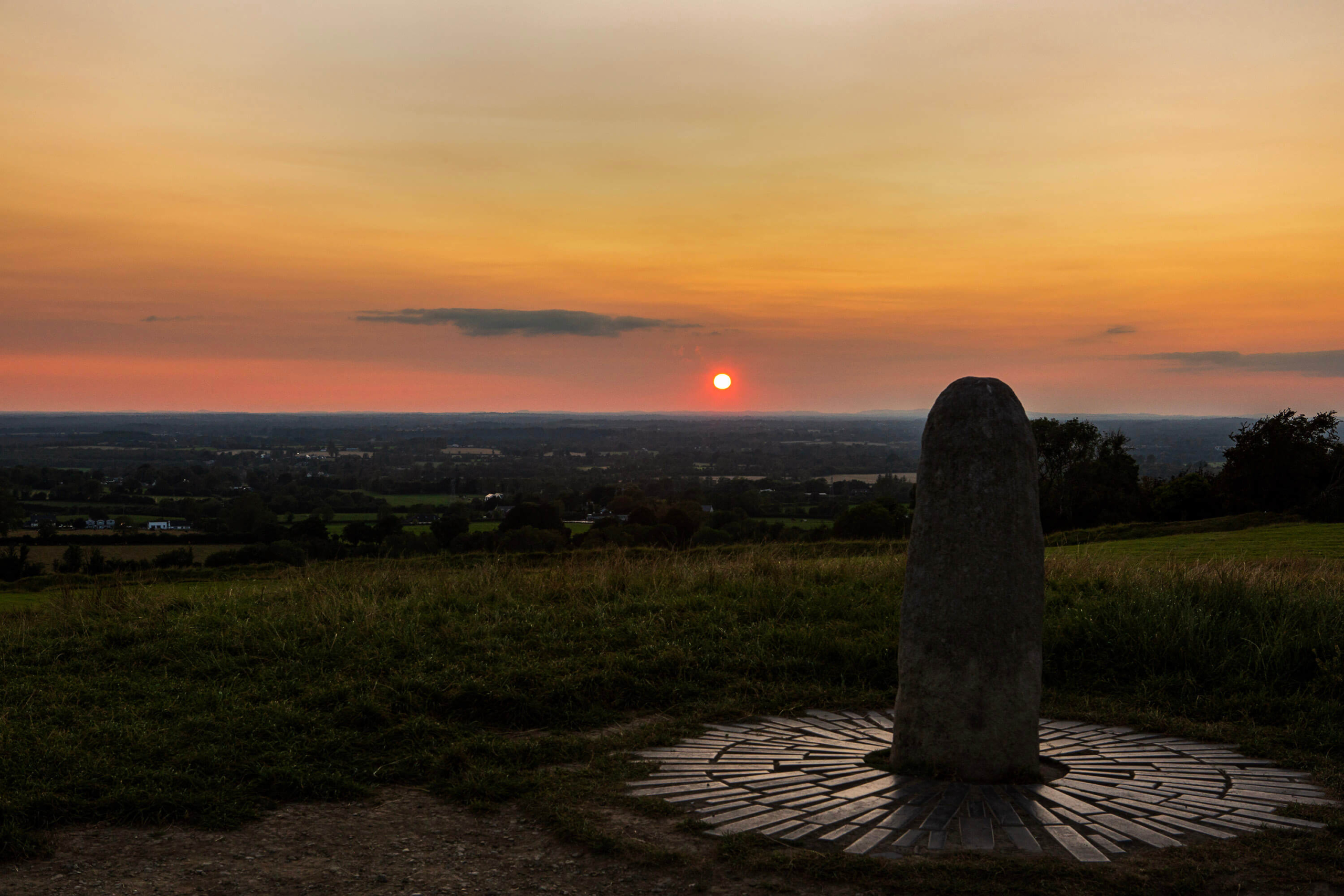 Hill of Tara Sunset fire ball