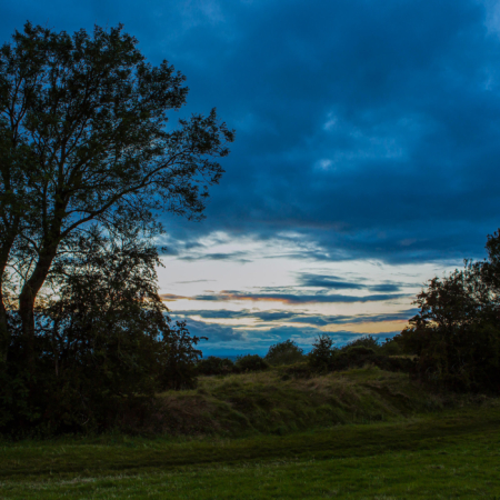 Hill of Tara at night